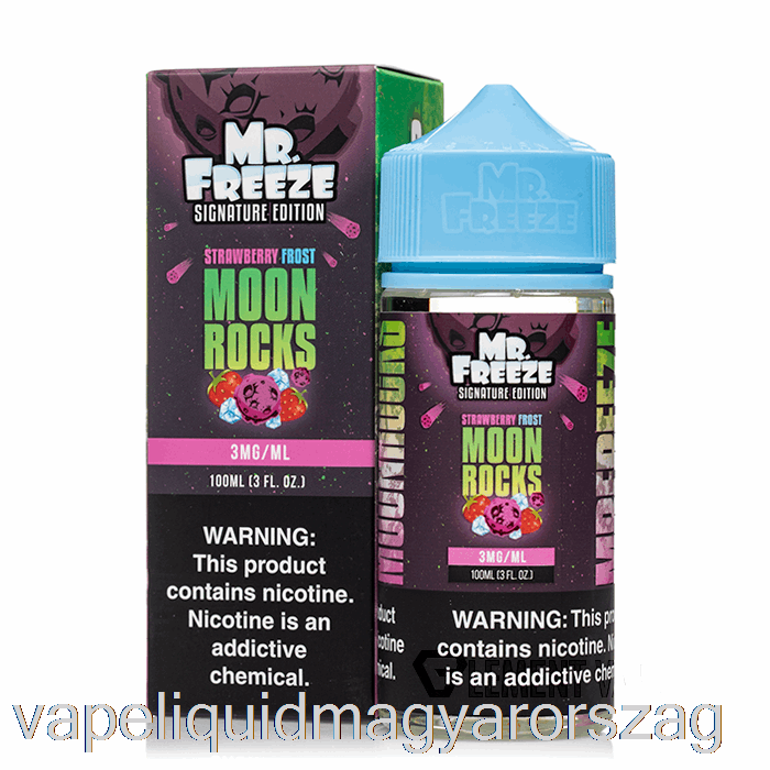 Moonrocks - Eper Frost - Mr Freeze - 100 Ml 3 Mg Vape Folyadék